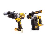 Dewalt DCK229 18V Brushless Pack DCD996 Combi Drill + DCH273 SDS Hammer Bare