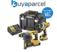 Dewalt DCK229P2T 18V Brushless Twin Pack DCD996 Combi Drill + DCH273 SDS Hammer