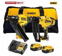 Dewalt DCK246P2 18v XR Twin Nailer Kit DCN930 / DCN660 2 x 5.0ah Batteries