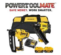 Dewalt DCK246P2 18v XR Twin Nailer Kit First & Second Fix- 2 x 5.0ah Batteries