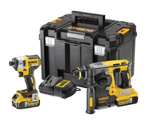 Dewalt DCK2532P2-GB Dck2532P2 Xr Brushless Twin Pack 18V 2 X 5.0Ah Li-Ion