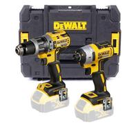 Dewalt Dck266 18V Brushless Dcd796 Combi Drill Dcf887 Impact Driver Bare + Tstak