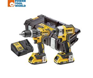 DeWalt DCK266D2T 18v Brushless Combi Drill & Impact Driver Inc 2x 2.0Ah Batts
