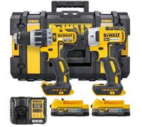 Dewalt Dck266E2 18V Brushless Dcd796 Combi Drill Dcf887 Impact Driver Powerstack