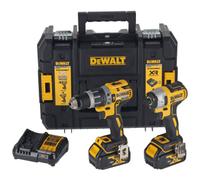 DEWALT DCK266M2T 18V XR 2 x 4.0Ah Cordless Brushless Hammer Drill and Impact Driver Twin Kit