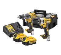 DEWALT DCK266M2T 18V XR 2 x 4.0Ah Cordless Brushless Hammer Drill and Impact Driver Twin Kit