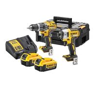 DEWALT DCK266M2T 18V XR 2 x 4.0Ah Cordless Brushless Hammer Drill and Impact Driver Twin Kit