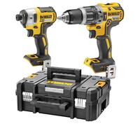 DeWalt DCK266 18v XR Cordless Brushless Combi Drill and Impact Driver 2 x 5ah Li-ion Battery Charger Case