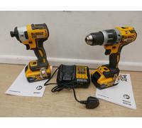 DeWALT DCK266P2T 18V DCD796 combi drill + DCF887 impact driver 2 x 5 ah + tstak