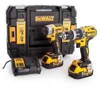 Dewalt DCK276P2 18V Xr Brushless Heavy-Duty Twin Pack T-stak - 5.0Ah Pack