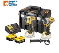 Dewalt Dck276P2 18V Brushless Dcd996 Combi Drill Dcf887 Impact Driver 2 X 5.0Ah