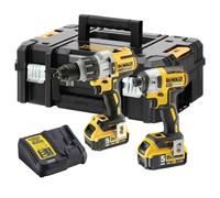Dewalt Dck276P2 18V Brushless Dcd996 Combi Drill Dcf887 Impact Driver 2 X 5.0Ah