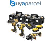 Dewalt DCK384P2T 18v XR Brushless Kit DCD796 Drill DCF887 Impact DCG405 Grinder