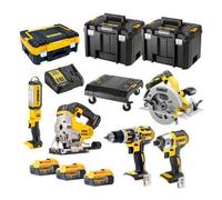 Dewalt Dck526P3T Xr Cordless 18V Brushless 5 Piece Kit 3 X 5.0Ah Batteries +Case