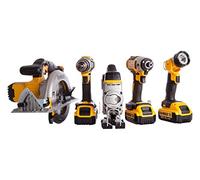 DeWalt DCK550M3T-GB 18V 5-Piece Lithium Ion Cordless Power Tool Set with 3 x 4Ah Batteries