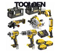 DeWalt DCK623P3 18V XR Brushless Compact Power Tool Kit 6pcs 3x 5.0Ah Batteries
