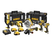 DeWalt DCK623P3-GB 18V XR Brushless Compact 6 Piece Builders Job Kit 3 x 5.0Ah