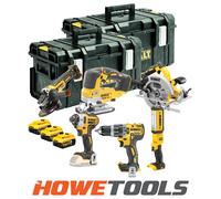 DeWalt DCK663P3 18v XR Cordless Brushless 6 Piece Power Tool Kit 3 x 5ah Li-ion Charger Case