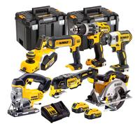 Dewalt DCK665P3T1 18V XR 7 Piece Power Tool Kit With 2 x 5.0Ah Battery & Charger