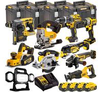 Dewalt DCK665P3T15 18V XR 10 Piece Power Tool Kit 4 x 5.0Ah Battery & Charger