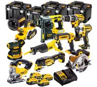 Dewalt DCK665P3T17 18V XR 10 Piece Power Tool Kit 4 x 5.0Ah Battery & Charger