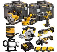 Dewalt DCK665P3T2 18V XR 8 Piece Combo Tool Kit 3 x 5.0Ah Battery Charger & Case