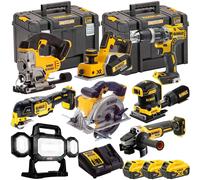Dewalt DCK665P3T3 18V XR 8 Piece Power Tool Kit With 3 x 5.0Ah Battery & Charger