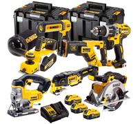 Dewalt DCK665P3T4 18V XR 7 Piece Combo Tool Kit With 3 x 5.0Ah Battery & Charger