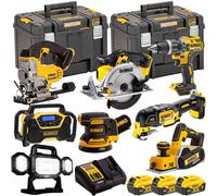 Dewalt DCK665P3T8 18V XR 8 Piece Combo Tool Kit with 3 x 5.0Ah Battery & Charger