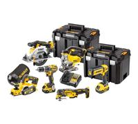 DeWalt DCK667P3T 18v XR Cordless Brushless 6 Piece Power Tool Kit 3 x 5ah Li-ion Charger Case
