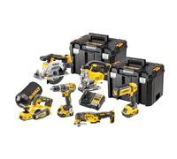 DeWalt DCK667P3T 18v XR Cordless Brushless 6 Piece Power Tool Kit 3 x 5ah Li-ion Battery Charger Case