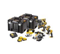 DEWALT DCK690P3T-GB 18V 6 piece BL XR Cordless Kit with 3 x 5Ah Batteries & TSTAK