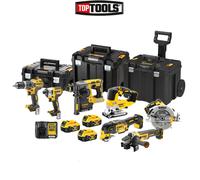 Dewalt DCK755P3T 18V Brushless 7 Piece Tool Kit 3 x 5.0Ah Battery Charger & Case