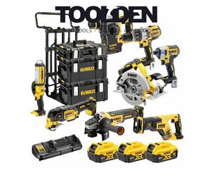 DeWalt DCK853P4-GB 18V 8 Piece Brushless Power Tool Kit with 4x 5.0Ah Batteries