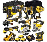 DeWalt DCKT4T12BP4 18V XR 12 Piece Power Tool Kit 3 x 5Ah Battery Charger & Bag