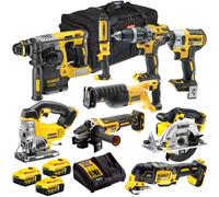 DeWalt DCKT4T9AP4 18V XR 9 Piece Combo Tool Kit 3 x 5.0Ah Battery Charger & Bag