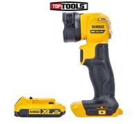 DeWalt DCL040 18V li-ion XR Cordless LED Pivot Torch With 1 x 2.0Ah Battery [EEK: N/A]