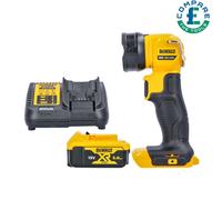 DeWalt DCL040 18V li-ion XR LED Pivot Torch With 1 x 5.0Ah Battery & Charger