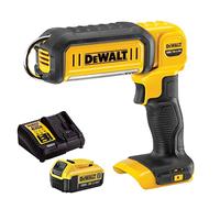 Dewalt DCL050N 18V Handheld LED Work Light Torch with 1 x 4.0Ah Battery Charger