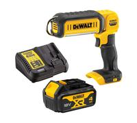 Dewalt DCL050N 18V XR Torch Bare Unit With Articulating Head 4Ah Batts & Charger [EEK: A]