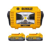 Dewalt Dcl077 12V/18V Cordless 2000Lm Compact Task Light With 2 X 3.5Ah Powerstack Batteries