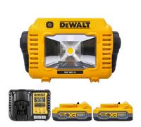 Dewalt Dcl077 12V/18V Cordless 2000Lm Compact Task Light With 2 X 3.5Ah Powerstack Batteries & Charger