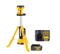 Dewalt Dcl079 18V Xr Led Cordless Tripod Work Light With 1 X 4Ah Battery & Charger