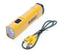 Dewalt Dcl183 Rechargeable Usb-C Led Flashlight Torch 3 Mode Impact Proof 200Lm