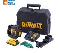 Dewalt Dcle34021D1-Gb Xr Compact Cross Line Green Laser 18V 1 X 2.0Ah Li-Ion
