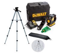Dewalt Dcle34021D1 Xr Compact Cross Line Green Laser 18V 1X2.0Ah Li-Ion + Tripod