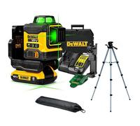 Dewalt Dcle34031D1 18V Xr Compact Green Laser 3 X 360 Degree 2.0Ah + Tripod +Bag