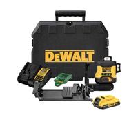 DeWALT DCLE34031D1-GB 18V XR 3X 360 Green Laser Compact Kit With Battery