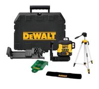 Dewalt Dcle34031N 18V Xr Compact Green Laser 3 X 360 Degree Bare Tool + Tripod