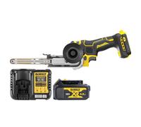 Dewalt Dcm200 18V Xr Cordless Brushless 13mm Belt File Sander With 1 X 4Ah Battery & Charger